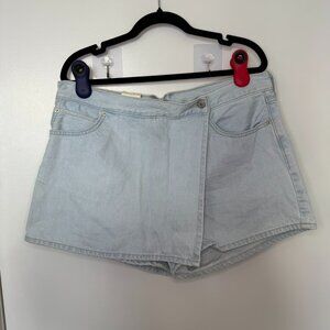 Levi's Light Blue Mini Skort